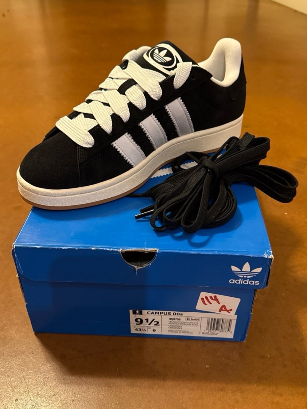 Adidas Campus Sneaker - Black/White